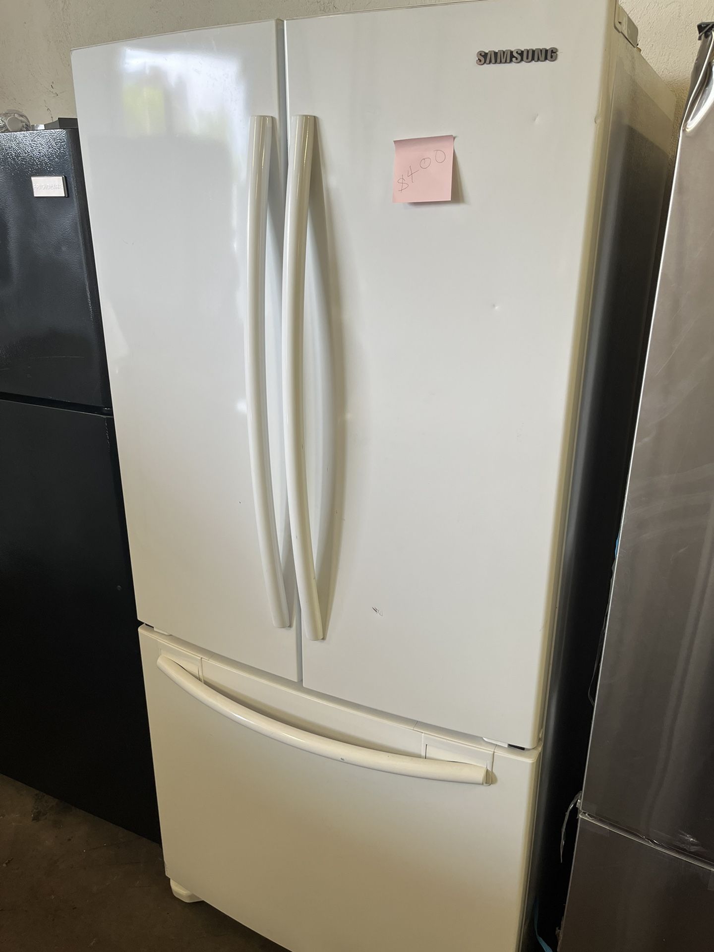 Samsung French Door White Fridge