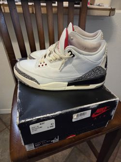 Jordan 3 White Cement Reimagined. Size 10.5