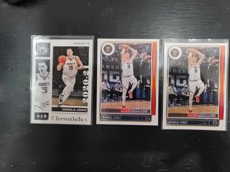 Nikola Jokic Panini Card 3 Card Set