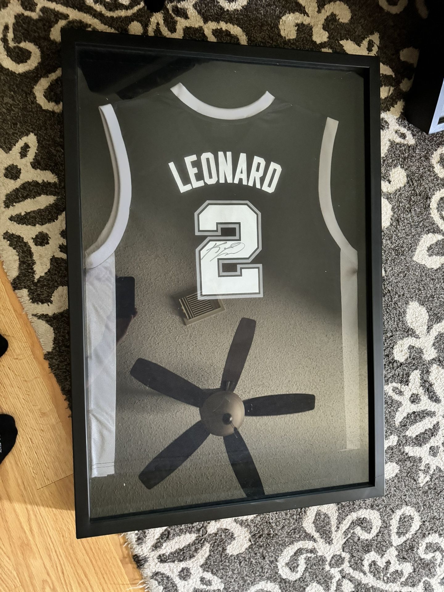 Kawhi Leonard Autographed Spurs Jersey