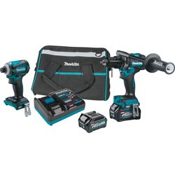 Makita XGT 40V max Combo Kit Hammer Drill & Impact BNIB Batteries 