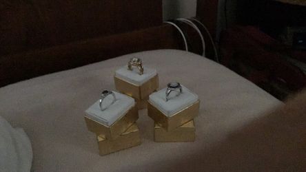 Jewelry New Fashion Rings All 3 for 73.00  or best offer. Super shiny in person. Buy and get one free for 40.00. Size varies 6.5, 7.0 and 7.5=