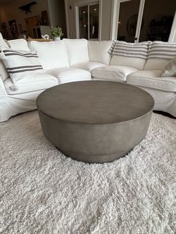 Pottery Barn Byron Round Coffee Table