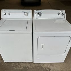 Whirlpool heavy duty washer and dryer