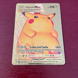 Pikachu Vmax Gold Foil