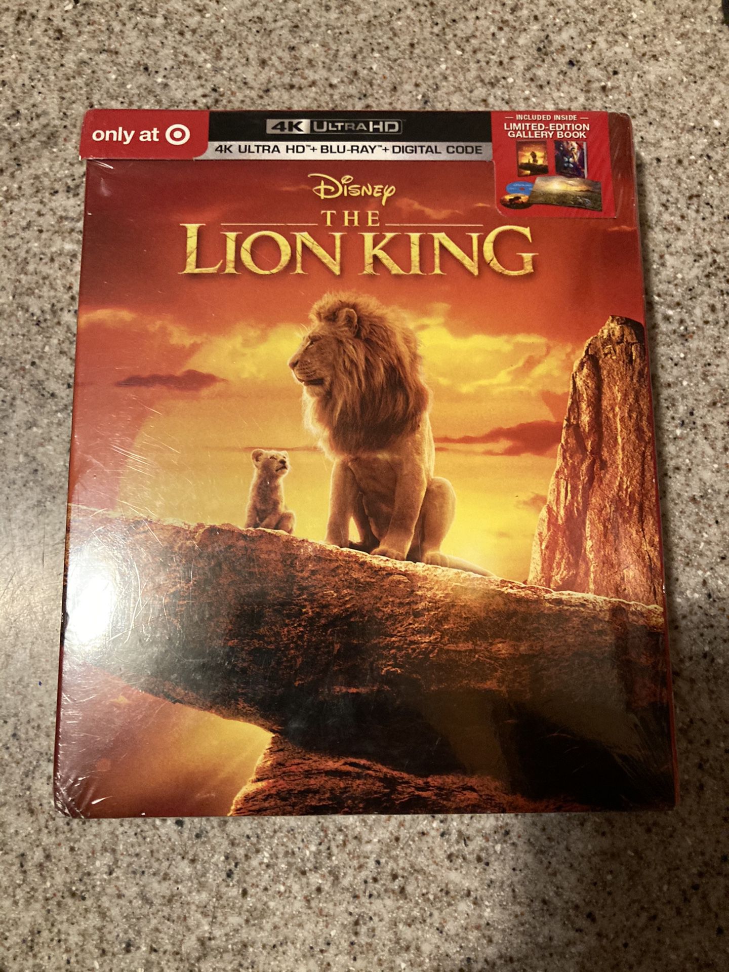 Lion King 4K AND blu ray sealed