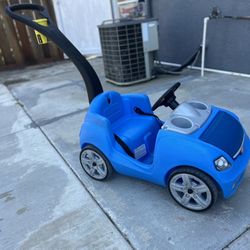  Kids Blue Push Car and Ride on Toy for Toddlers.