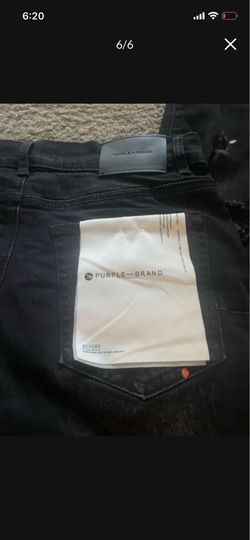 Purple jeans