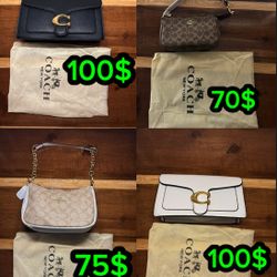 Coach purse lot.