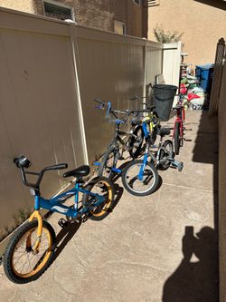5 Kids Bikes – BMX & Balance Bikes – Take All for $40 !