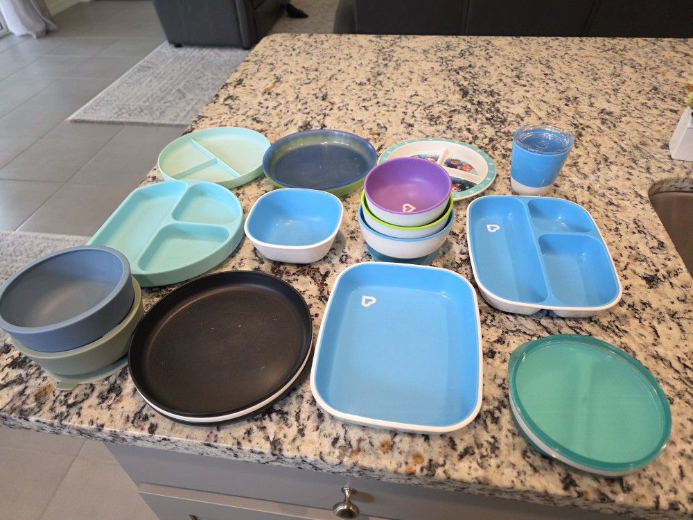 Kids Plates & Bowls Bundle