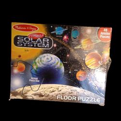 
Melissa & Doug Solar System Floor Puzzle 48 pc  2 x 3 Feet. Complete