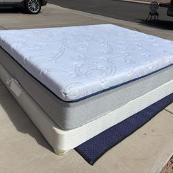 Great condition! Queen size mattress and box spring - $150 for the set 