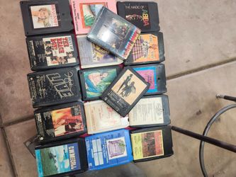 17 different 8 track tapes