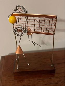 Volleyball Wire Sculpture
