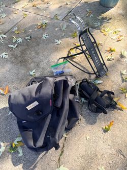 Transit Bike Rack and Pannier Bag Set