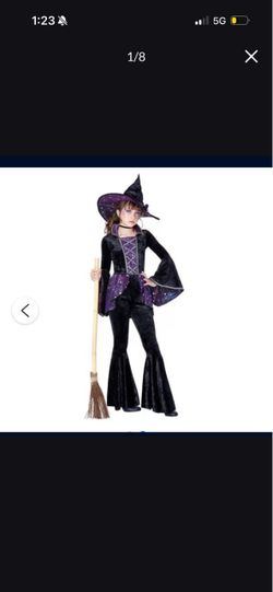 Kids Dark Magic Witch Costume