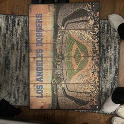 Dodgers And MLB Wall canvas Art