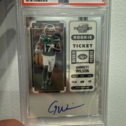 Psa 10 Garrett Wilson Auto Rookie Card 