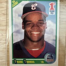 Frank Thomas Rookie 1990 Score Vintage #663