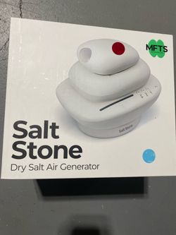 🧂 MFTS Salt Stone Dry Salt Air Generator Halotherapy Device w/ Salt Refills OBO