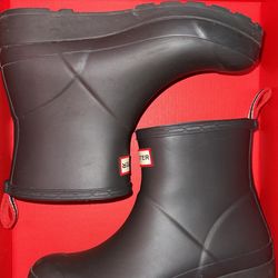 Hunter Boots Short Rain Boots Black