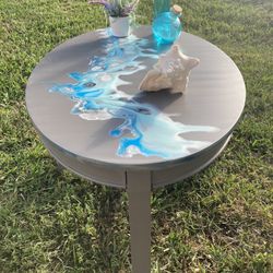 Pretty Oval Coffee Table Sealed 