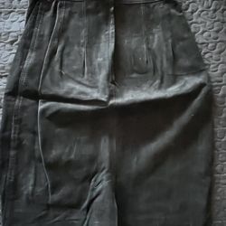 Leather Skirt