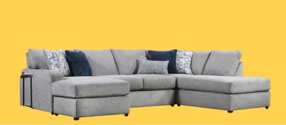 New sectional gray