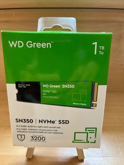 WD Green SN350 1TB NVMe SSD (WDS100T3G0C) – Brand New, Sealed