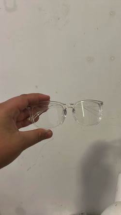 •fake glasses• clear