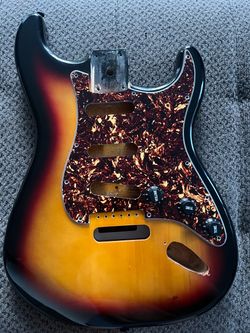 Stratocaster Guitar Body Sunburst Finish