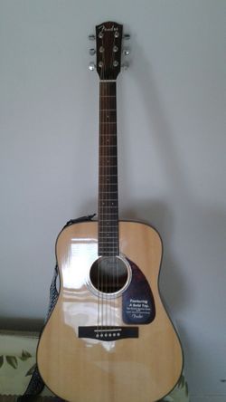 Acoustic Guitar Fender CD140S Custom made.