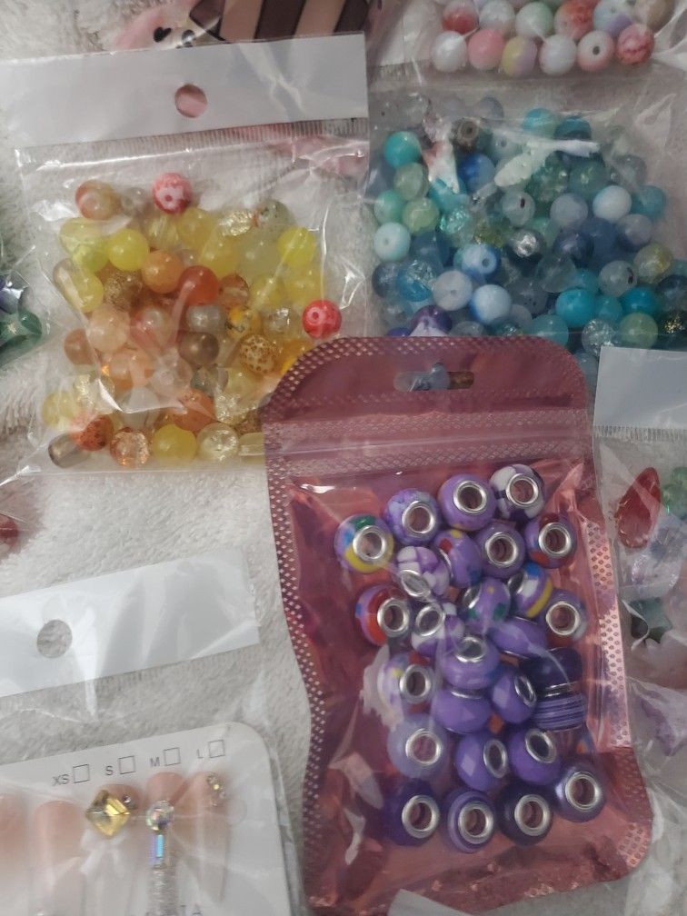 Glass Beads With Spacers And More