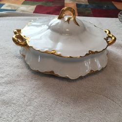 Haviland Covered Vegetable Serving Dish