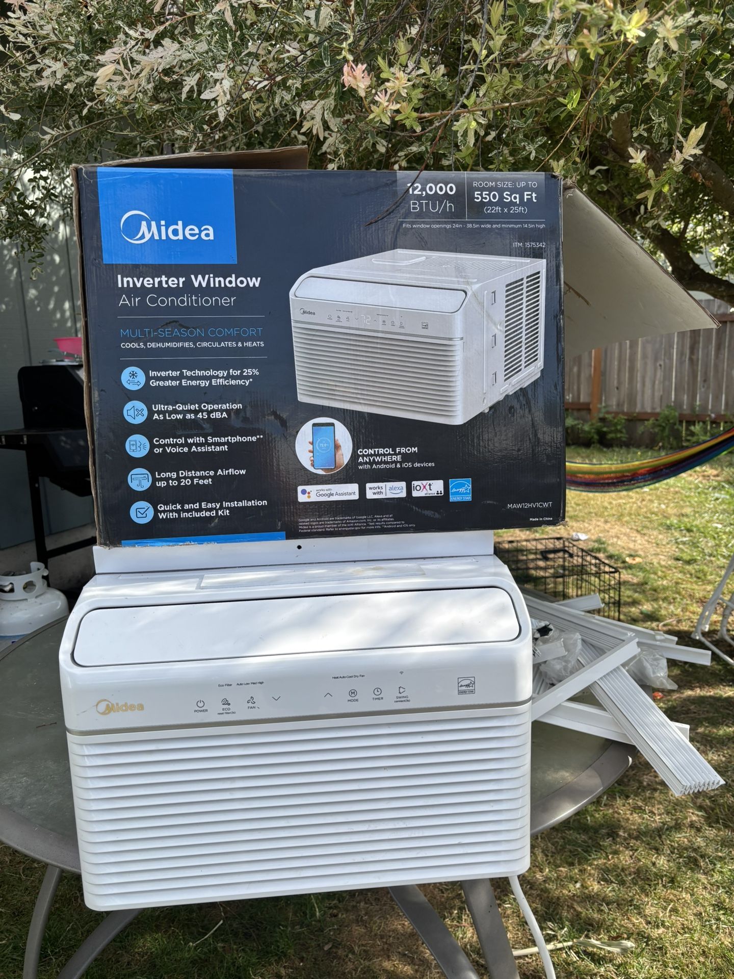 Modes 1200 Btu Smart Inverter Window Air Conditioner