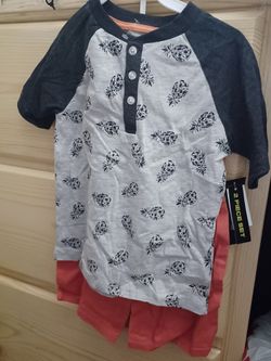 Boys Two Piece Summer Outfit
