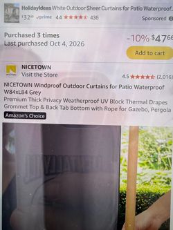 Outdoor windproof curtains