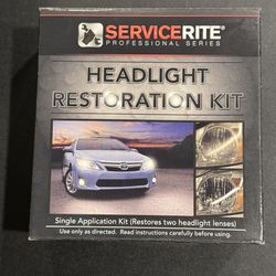 OEM TOYOTA HEADLIGHT RESTORATION KIT FOR PLASTIC LENS LIGHTS. Part No. 00036-HR100