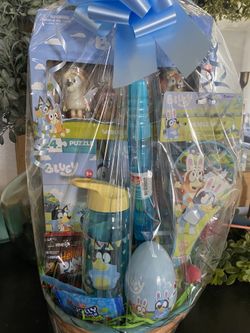 Bluey Easter basket