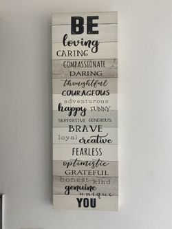 Wood Framed Decor