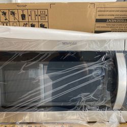 Whirlpool Oven the Range Microwave stainless steel brand new