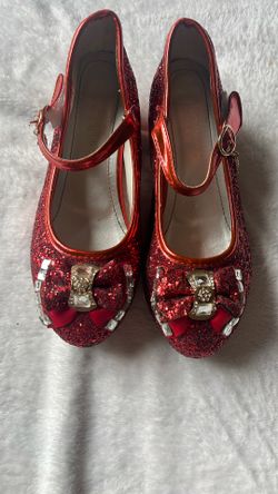 Girls High Heel Shoes Red
