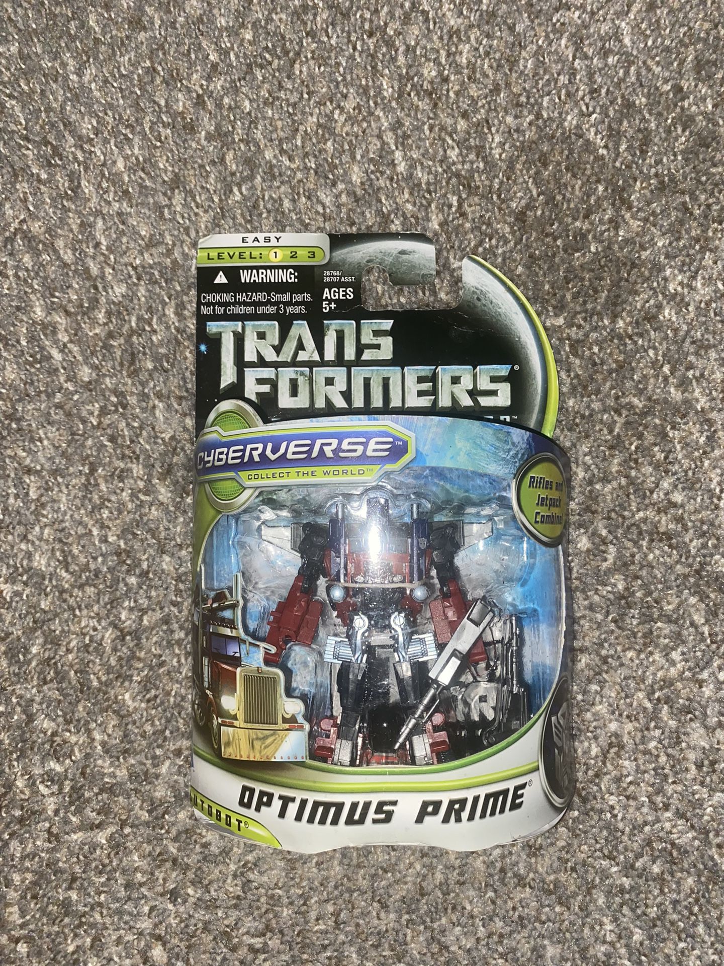 Transformers Dark Of The Moon BATTLE STEEL OPTIMUS PRIME Cyberverse Series 1