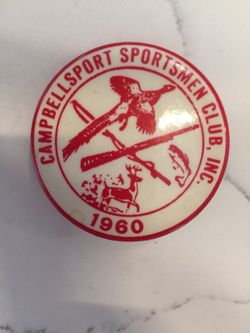 1960 Campbellsport Sportsman Club pin