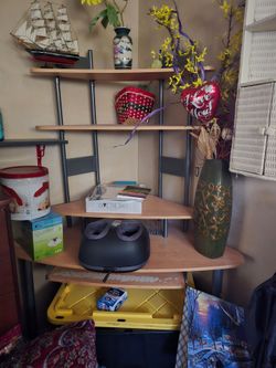 Desk - dresser - TV - Organizer- room divider FREE