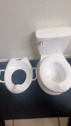 Potty training toilet and potty toilet seat both for $12