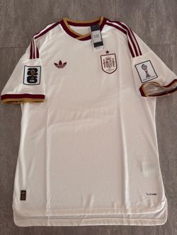 Spain 2026 World Cup Player Version(Slim Fit) size 4XL(58cm) Away Jersey