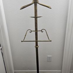 Vintage Brass Mens Valet Butler