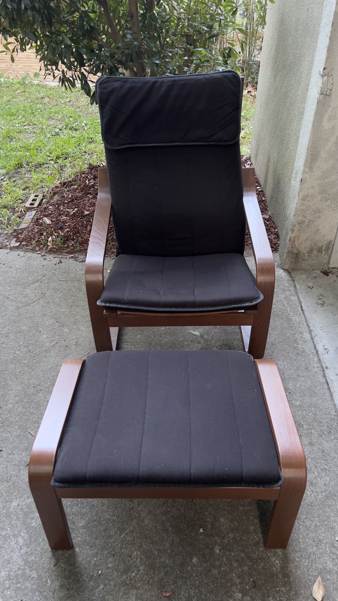 IKEA Poang Chair And Footstool. Offers Accepted